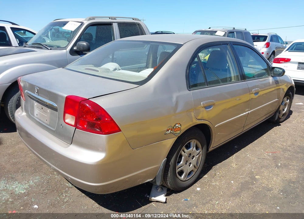 2002 HONDA CIVIC LX VIN: 2HGES16552H595016
