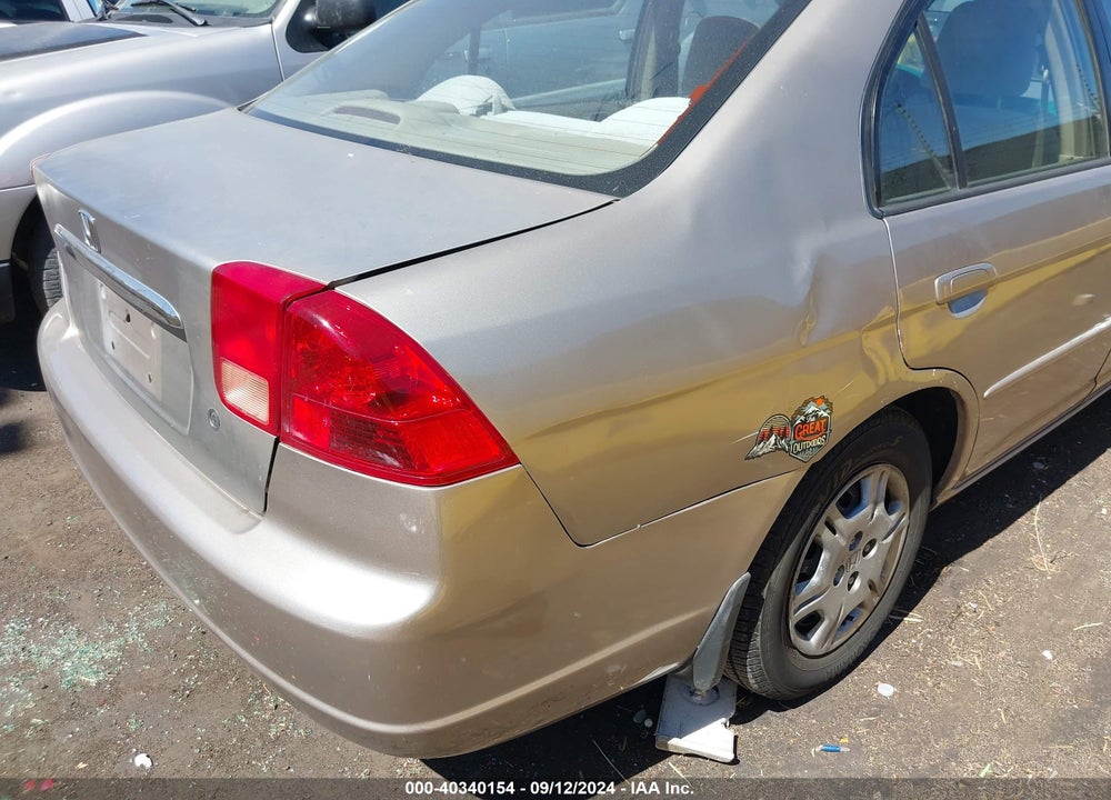 2002 HONDA CIVIC LX VIN: 2HGES16552H595016