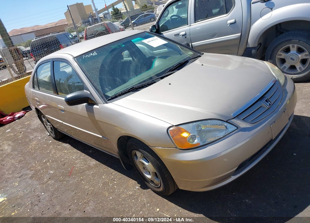 2002 HONDA CIVIC LX VIN: 2HGES16552H595016