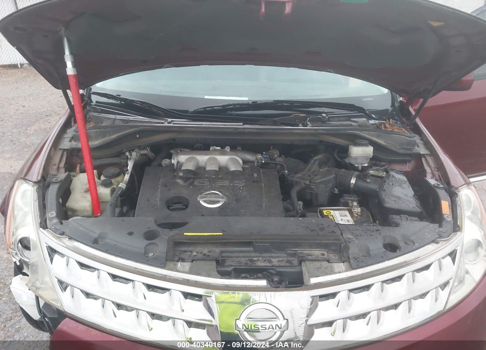 2007 NISSAN MURANO SL VIN: JN8AZ08T67W516982