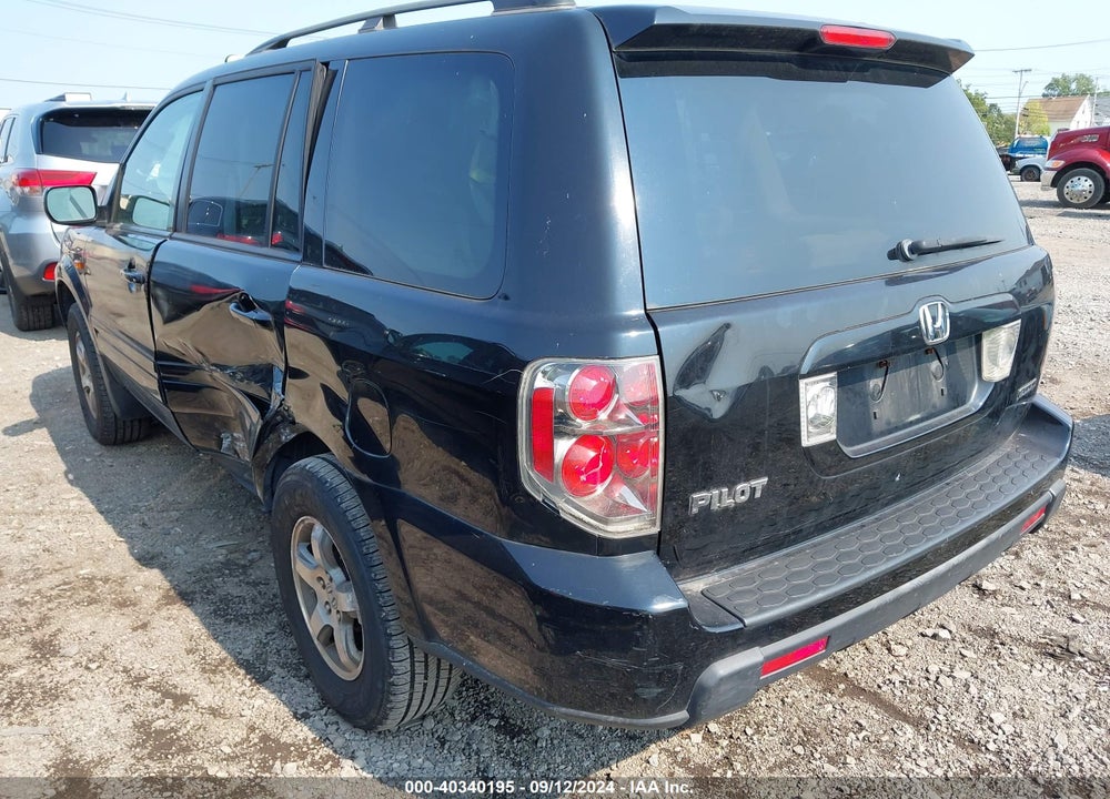 2007 HONDA PILOT EX VIN: 2HKYF18407H532361