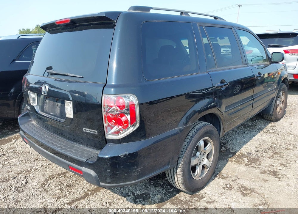 2007 HONDA PILOT EX VIN: 2HKYF18407H532361