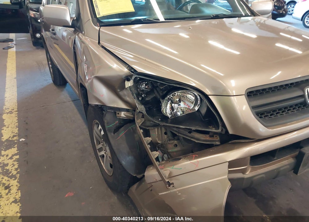 2005 HONDA PILOT EX-L VIN: 2HKYF18535H527693