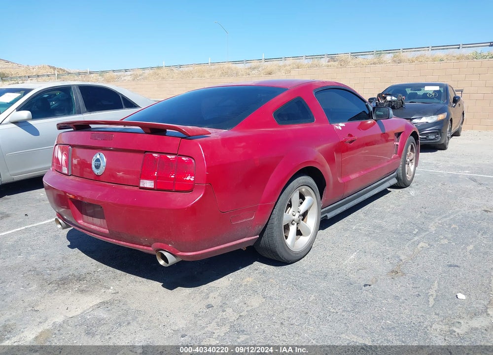 2008 FORD MUSTANG GT DELUXE/GT PREMIUM VIN: 1ZVHT82H785136908