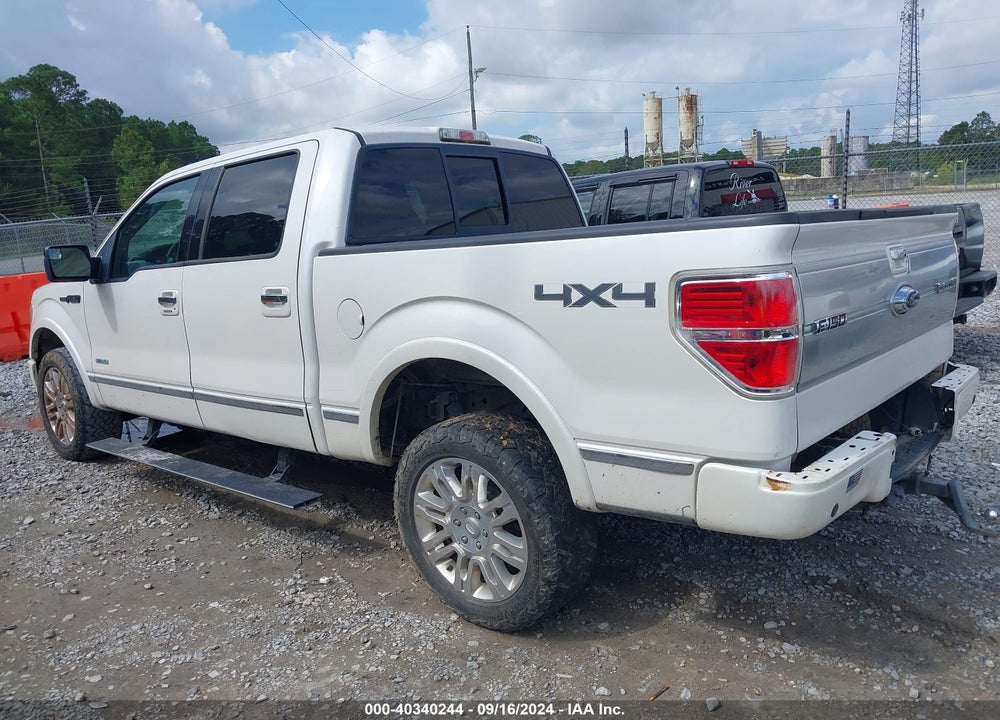 2012 FORD F-150 PLATINUM VIN: 1FTFW1ET6CFA04122