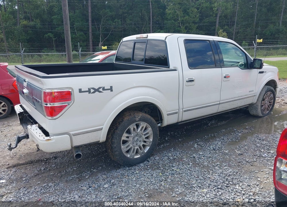 2012 FORD F-150 PLATINUM VIN: 1FTFW1ET6CFA04122