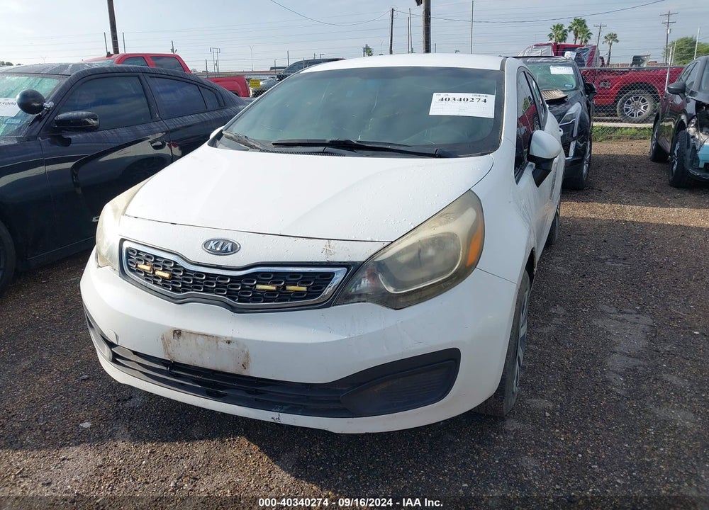 2012 KIA RIO EX VIN: KNADN4A37C6068071