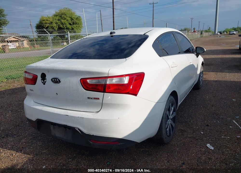 2012 KIA RIO EX VIN: KNADN4A37C6068071