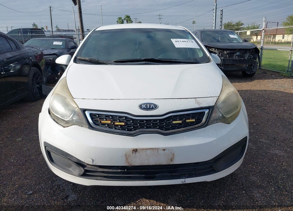 2012 KIA RIO EX VIN: KNADN4A37C6068071