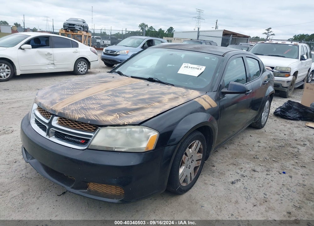 2014 DODGE AVENGER VIN: 1C3CDZAB6EN116517