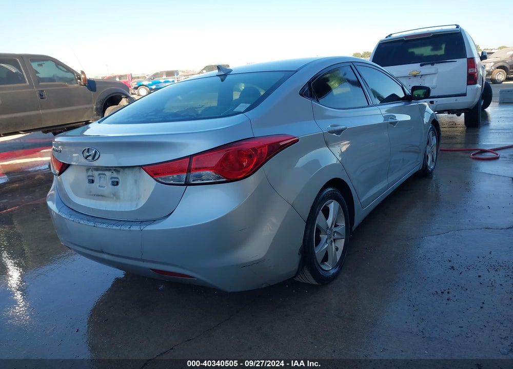 2013 HYUNDAI ELANTRA GLS VIN: 5NPDH4AE9DH231970