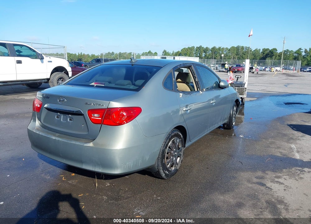 2010 HYUNDAI ELANTRA GLS VIN: KMHDU4AD5AU027425
