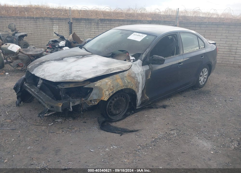 2013 VOLKSWAGEN JETTA 2.0L S VIN: 3VW2K7AJXDM207255