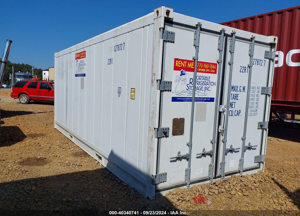 2013 CIMC 20' INSULATED SEMI CONTAINER VIN: CXRU127872