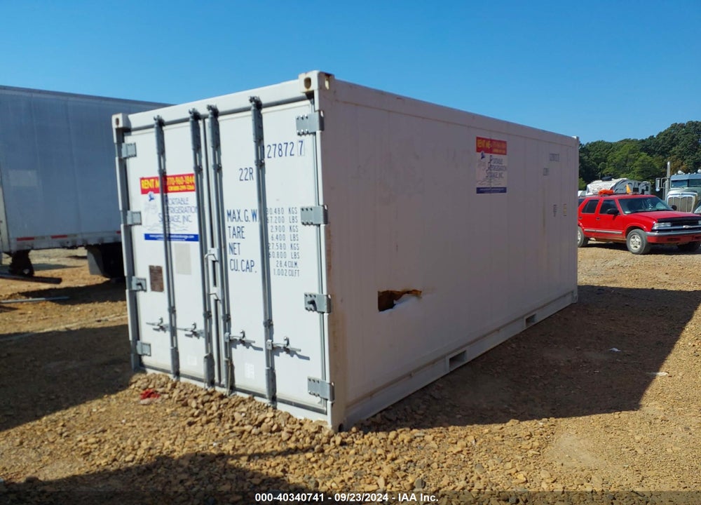 2013 CIMC 20' INSULATED SEMI CONTAINER VIN: CXRU127872