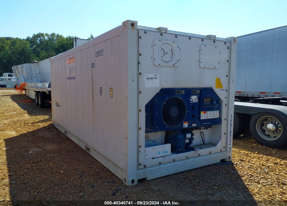 2013 CIMC 20' INSULATED SEMI CONTAINER VIN: CXRU127872