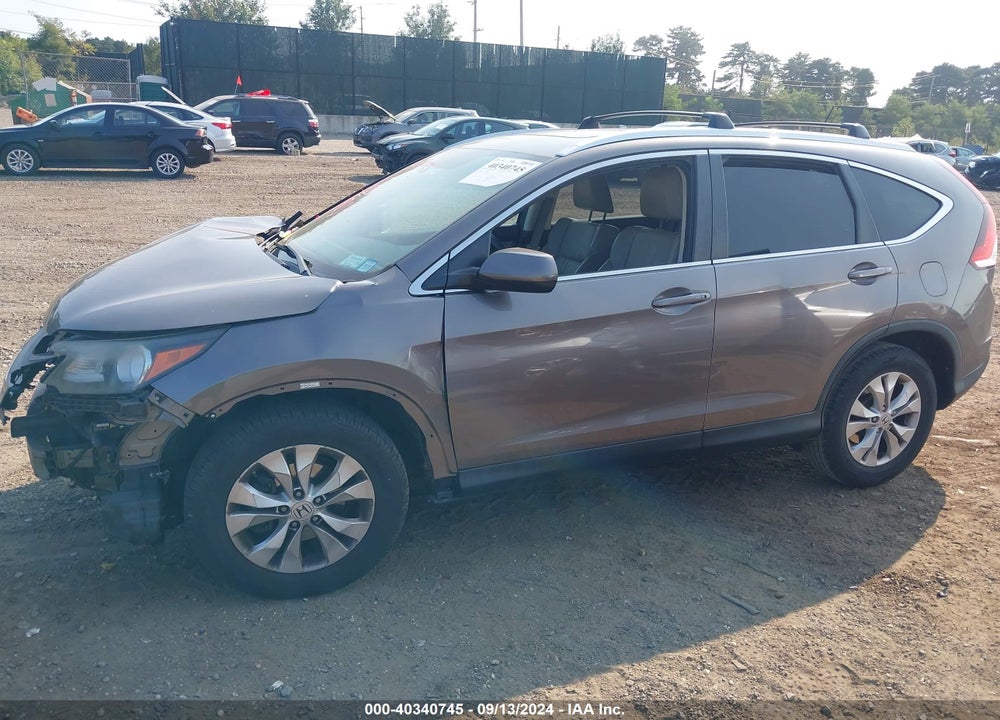 2013 HONDA CR-V EX-L VIN: 5J6RM4H78DL015672
