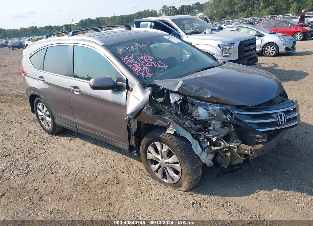 2013 HONDA CR-V EX-L VIN: 5J6RM4H78DL015672