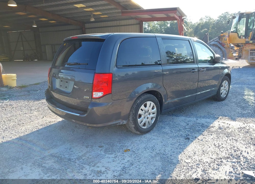 2018 DODGE GRAND CARAVAN SE VIN: 2C4RDGBGXJR296277