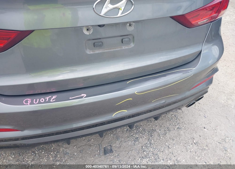 2018 HYUNDAI ELANTRA SPORT VIN: KMHD04LB2JU576734