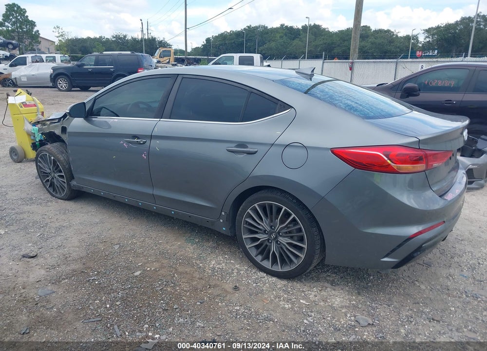 2018 HYUNDAI ELANTRA SPORT VIN: KMHD04LB2JU576734
