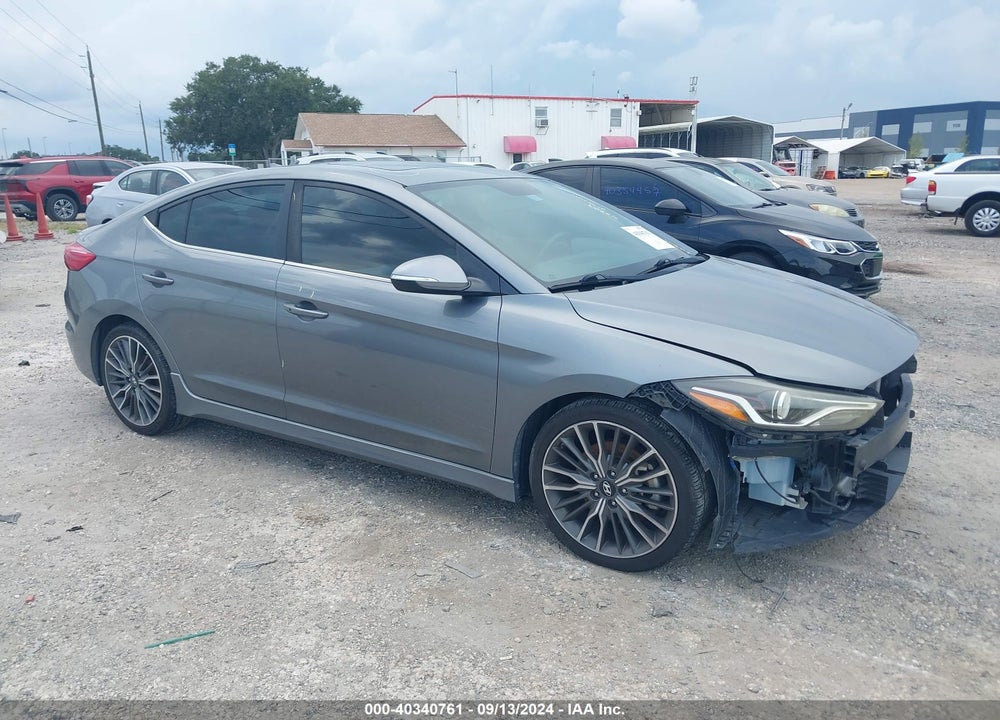 2018 HYUNDAI ELANTRA SPORT VIN: KMHD04LB2JU576734