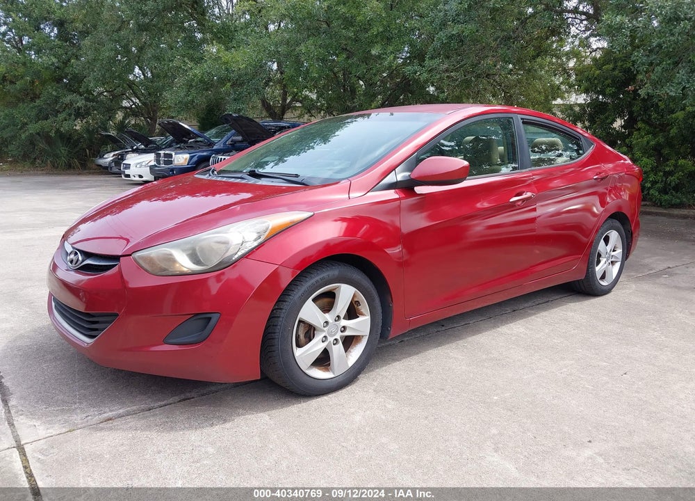 2013 HYUNDAI ELANTRA GLS VIN: KMHDH4AE7DU724712