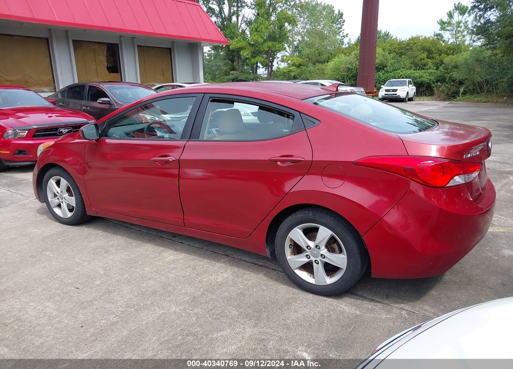 2013 HYUNDAI ELANTRA GLS VIN: KMHDH4AE7DU724712