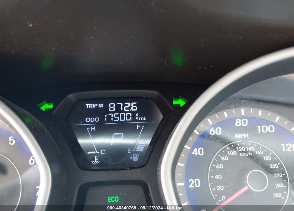 2013 HYUNDAI ELANTRA GLS VIN: KMHDH4AE7DU724712