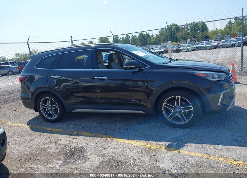 2017 HYUNDAI SANTA FE LIMITED ULTIMATE VIN: KM8SRDHF6HU176159