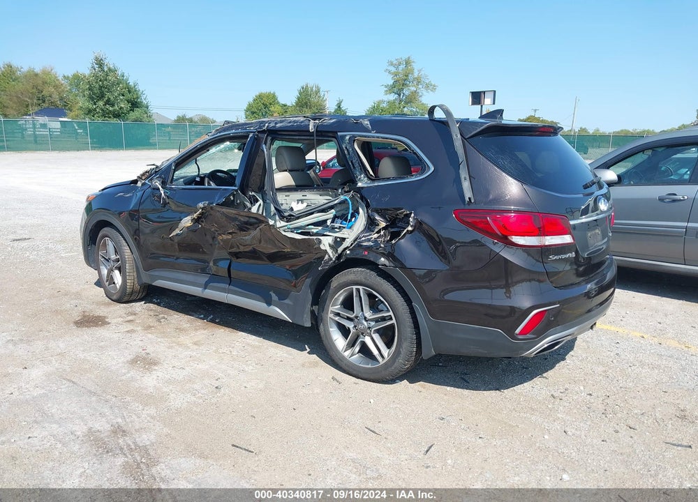 2017 HYUNDAI SANTA FE LIMITED ULTIMATE VIN: KM8SRDHF6HU176159