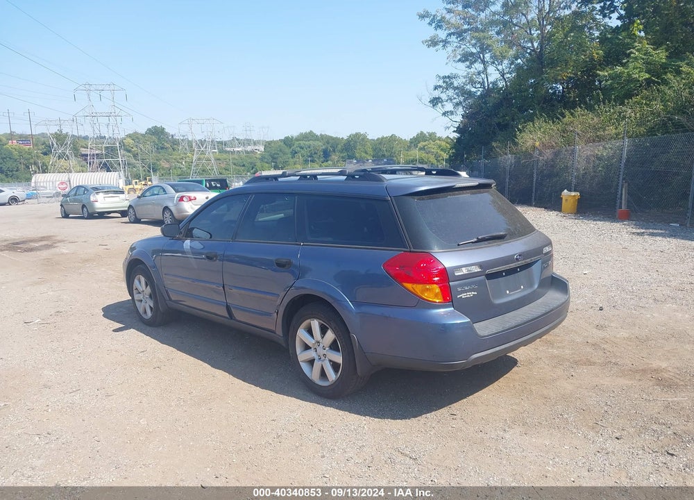 2006 SUBARU OUTBACK 2.5I VIN: 4S4BP61C167315434