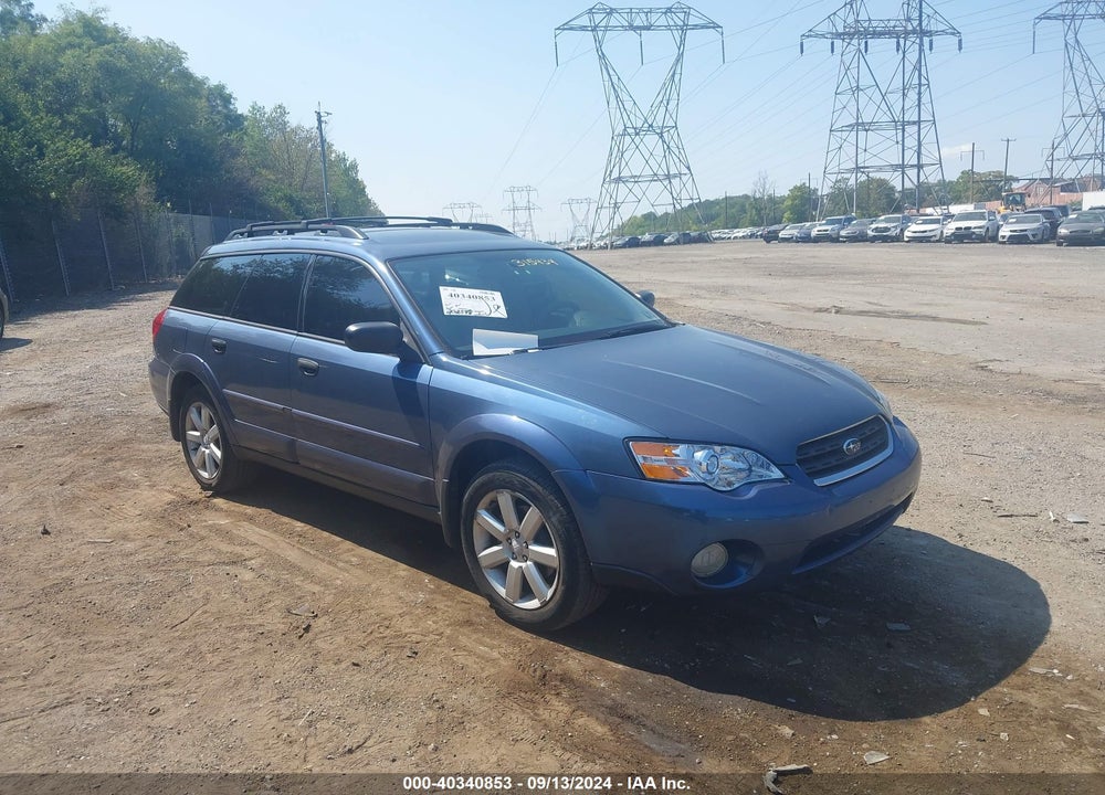 2006 SUBARU OUTBACK 2.5I VIN: 4S4BP61C167315434