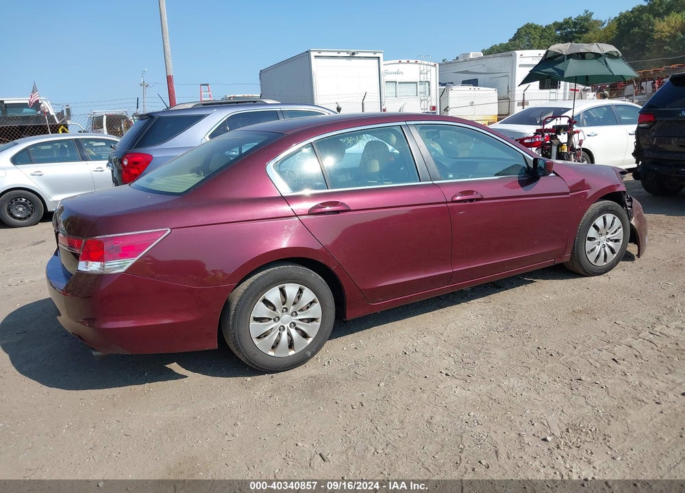 2012 HONDA ACCORD 2.4 LX VIN: 1HGCP2F3XCA231400