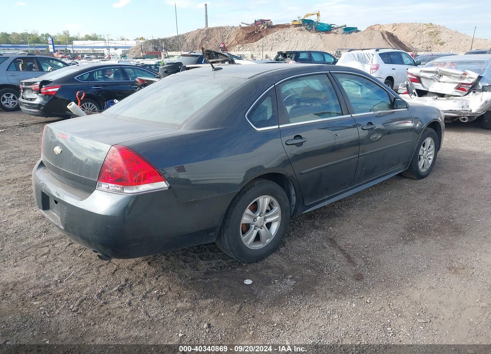 2013 CHEVROLET IMPALA LS VIN: 2G1WA5E38D1145863