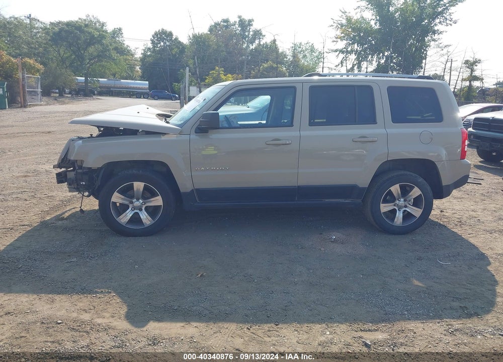 2016 JEEP PATRIOT HIGH ALTITUDE EDITION VIN: 1C4NJRFB3GD784256