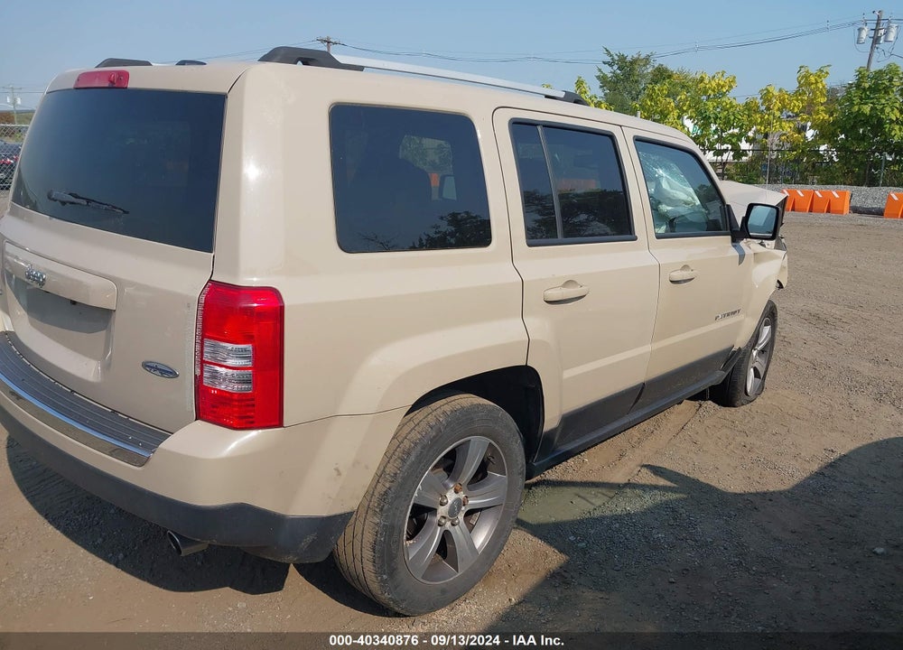 2016 JEEP PATRIOT HIGH ALTITUDE EDITION VIN: 1C4NJRFB3GD784256