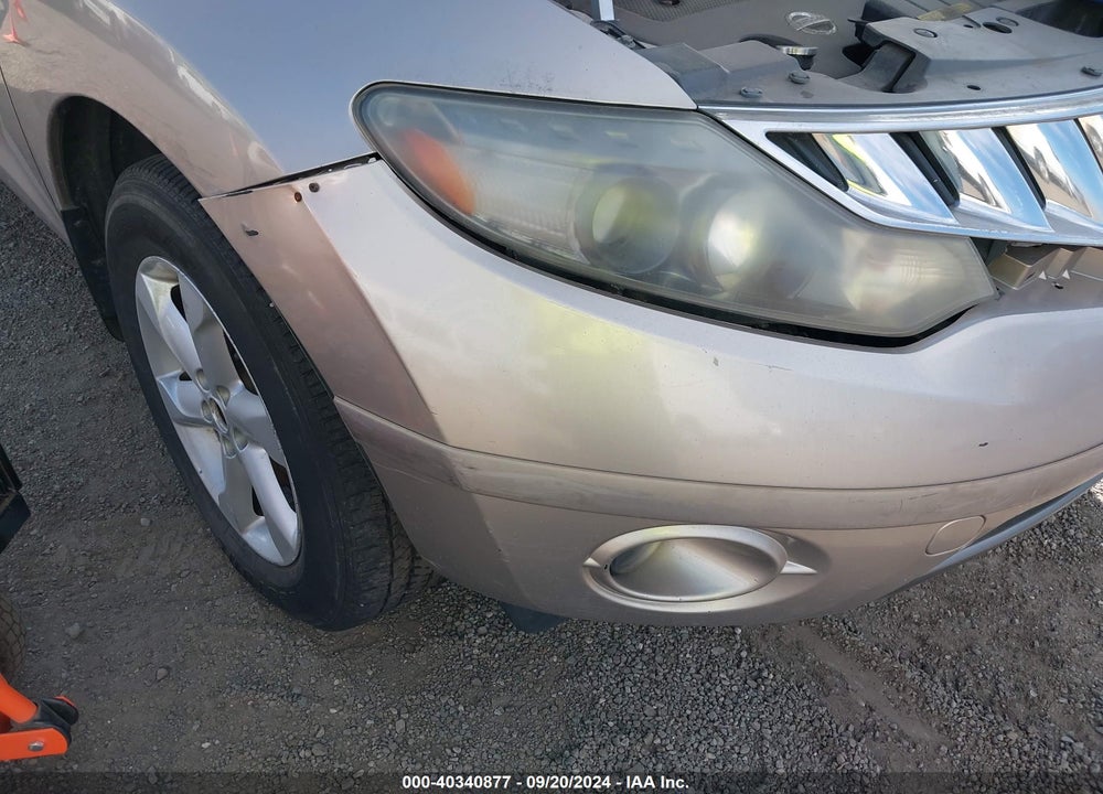 2009 NISSAN MURANO SL VIN: JN8AZ18W19W145281