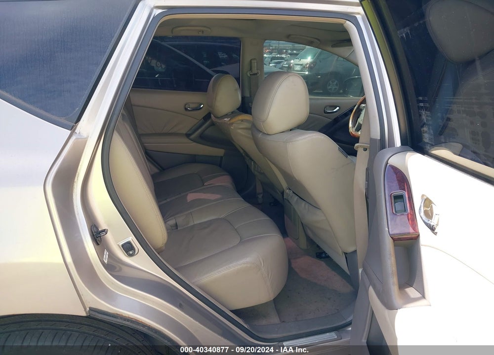 2009 NISSAN MURANO SL VIN: JN8AZ18W19W145281