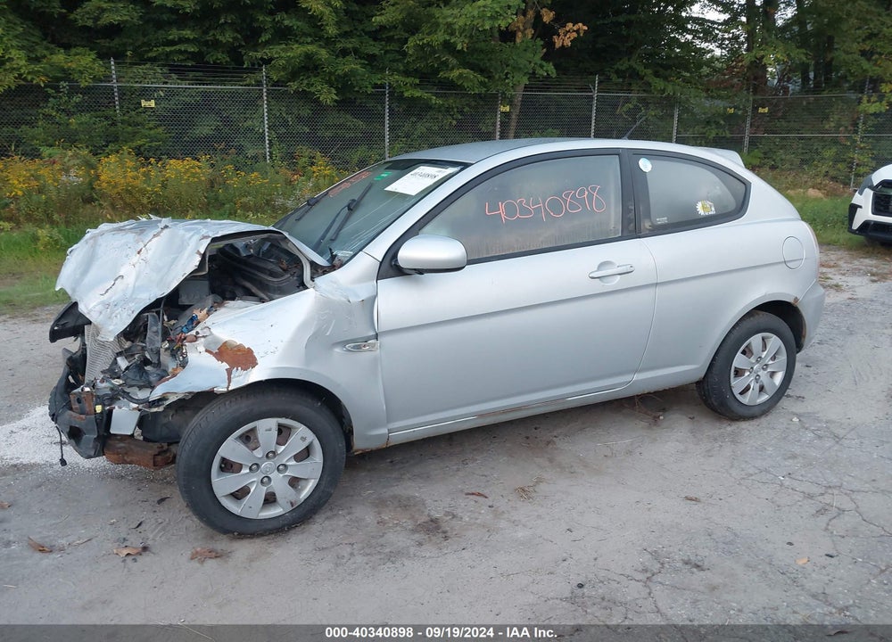 2010 HYUNDAI ACCENT GS VIN: KMHCM3AC3AU181113