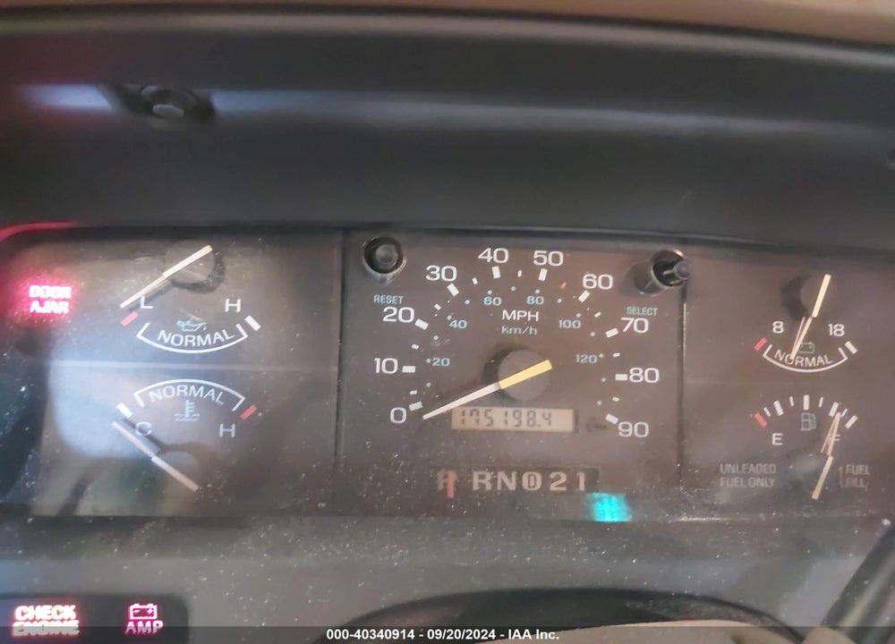 1996 FORD AEROSTAR VIN: 1FMDA31X1TZB52957