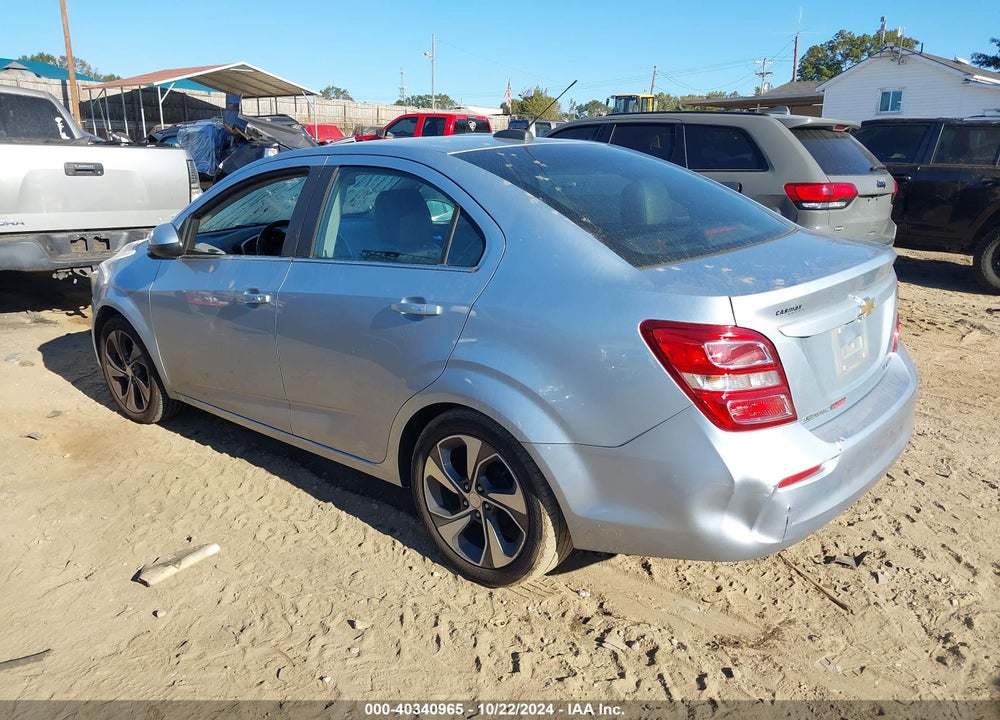 2018 CHEVROLET SONIC PREMIER VIN: 1G1JF5SB9J4105461
