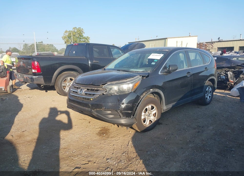 2012 HONDA CR-V LX VIN: 2HKRM4H33CH617143