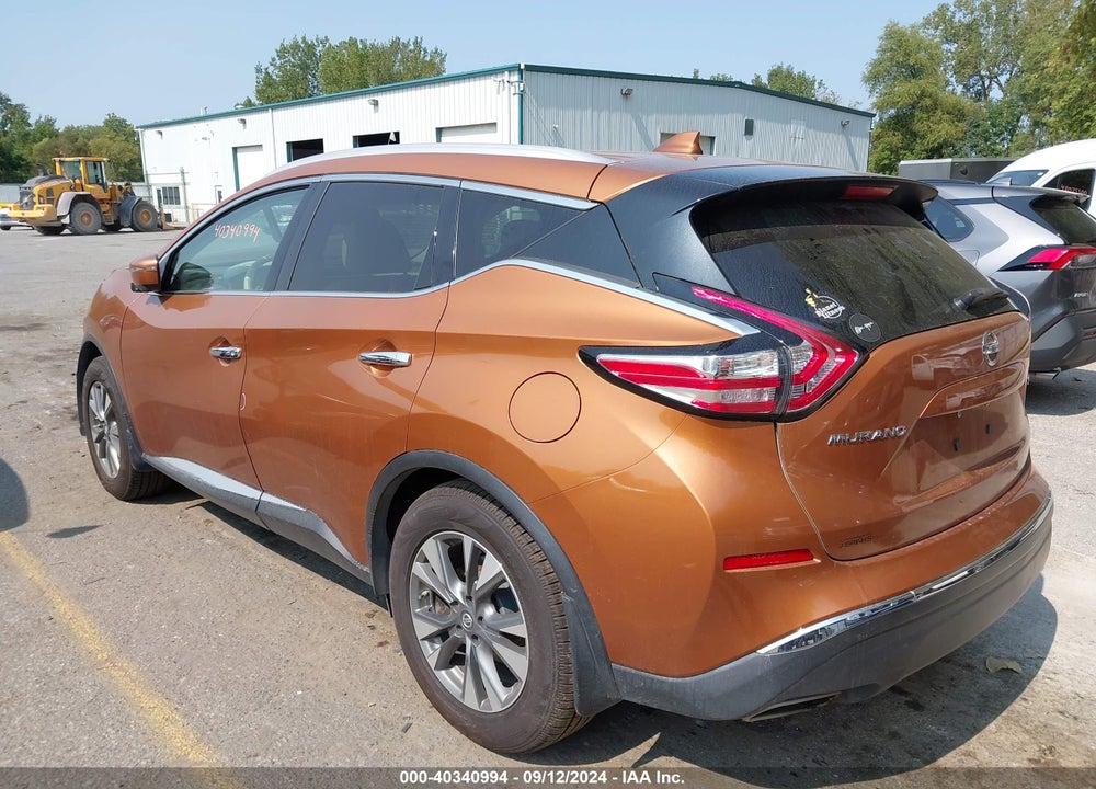 2017 NISSAN MURANO PLATINUM/S/SL/SV VIN: 5N1AZ2MH8HN119849
