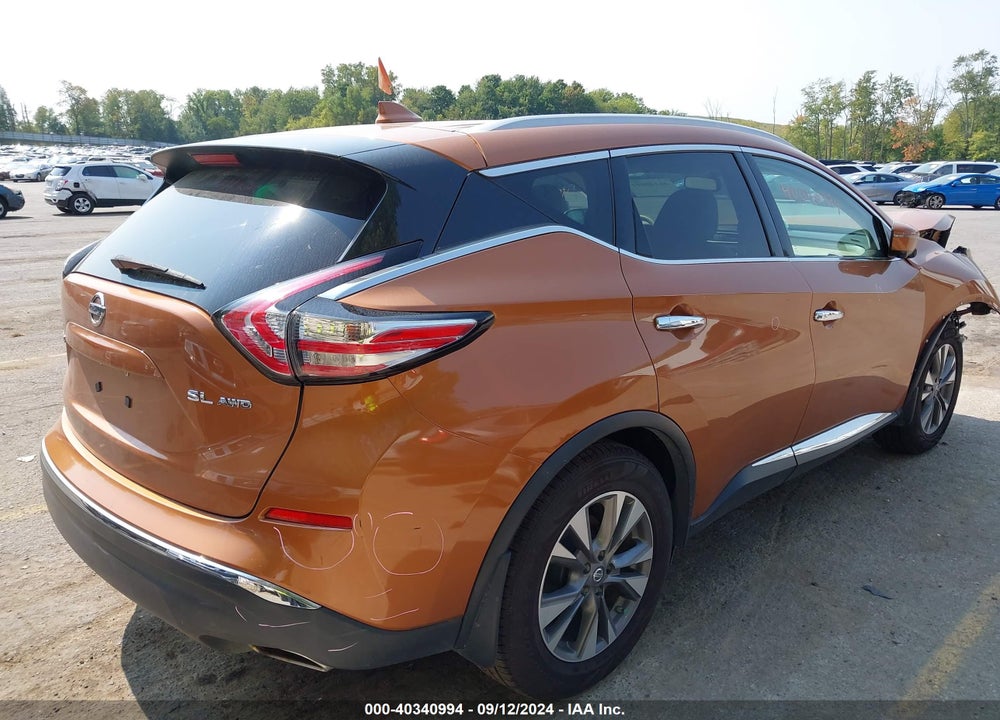 2017 NISSAN MURANO PLATINUM/S/SL/SV VIN: 5N1AZ2MH8HN119849