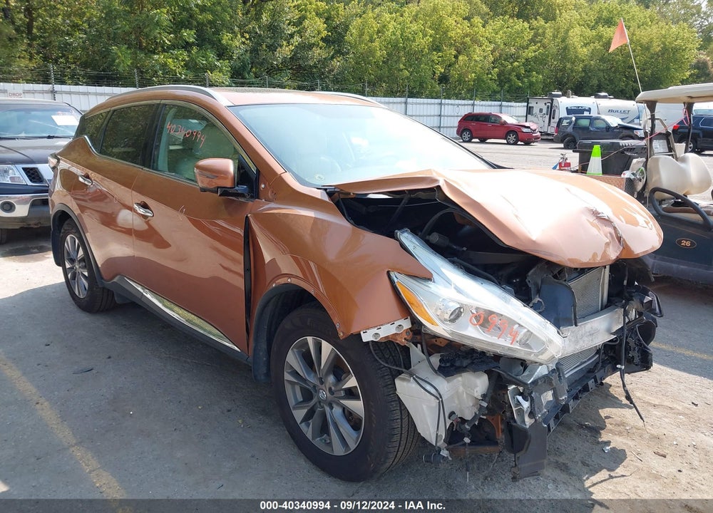 2017 NISSAN MURANO PLATINUM/S/SL/SV VIN: 5N1AZ2MH8HN119849