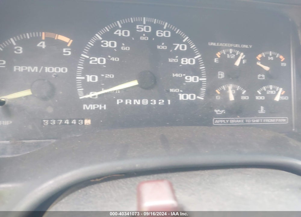 1995 CHEVROLET TAHOE K1500 VIN: 1GNEK13K2SJ403517