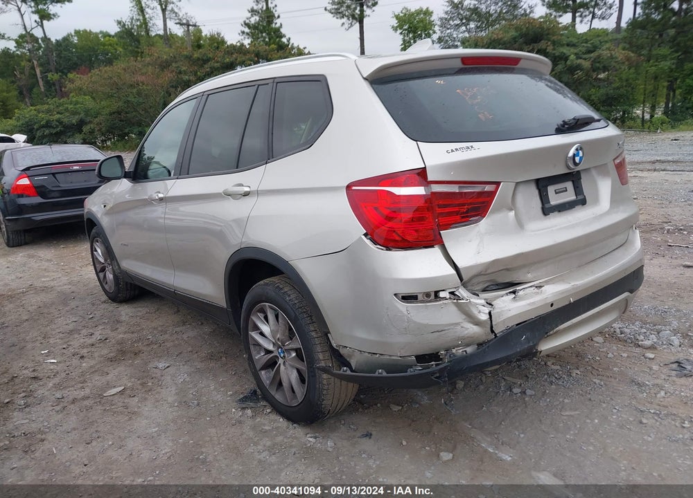 2016 BMW X3 XDRIVE28I VIN: 5UXWX9C59G0D64706