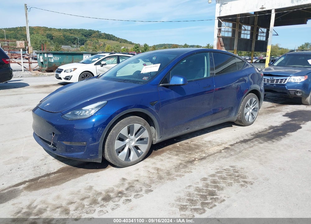 2021 TESLA MODEL Y LONG RANGE DUAL MOTOR ALL-WHEEL DRIVE VIN: 5YJYGAEEXMF259692