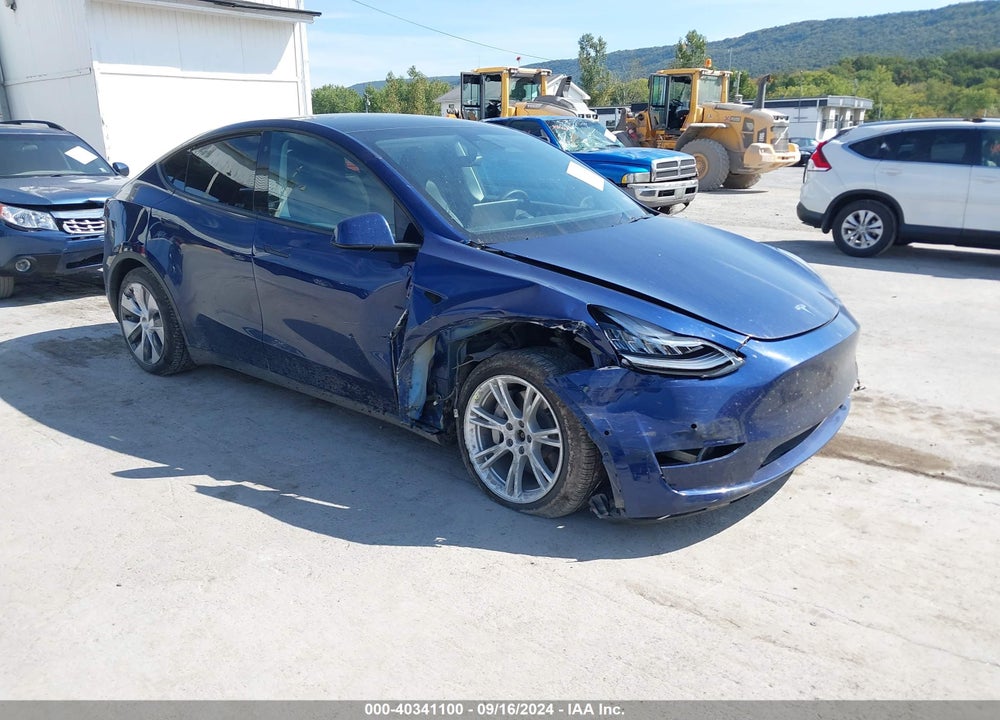 2021 TESLA MODEL Y LONG RANGE DUAL MOTOR ALL-WHEEL DRIVE VIN: 5YJYGAEEXMF259692